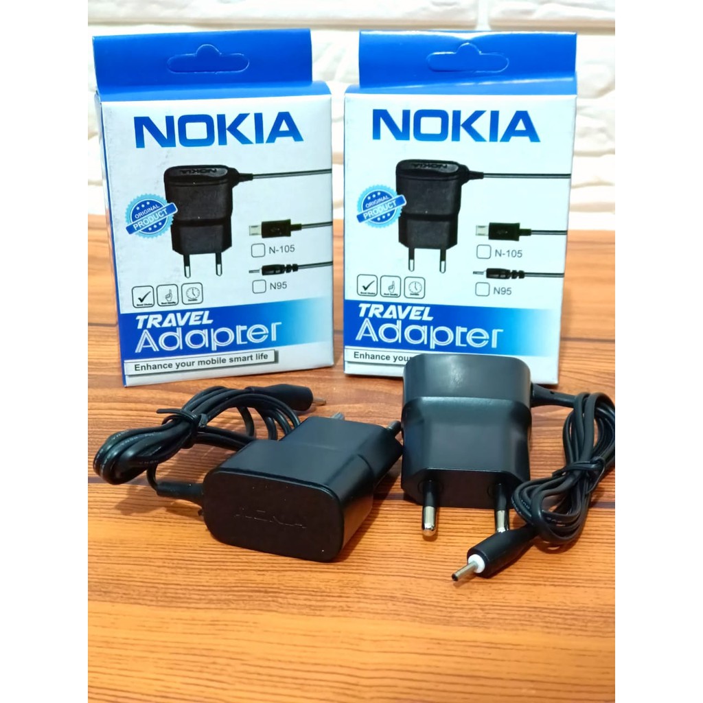 CHARGER/CASAN NOKIA TUSUK KECIL ORIGINAL 99.99% PACKING PRRSS