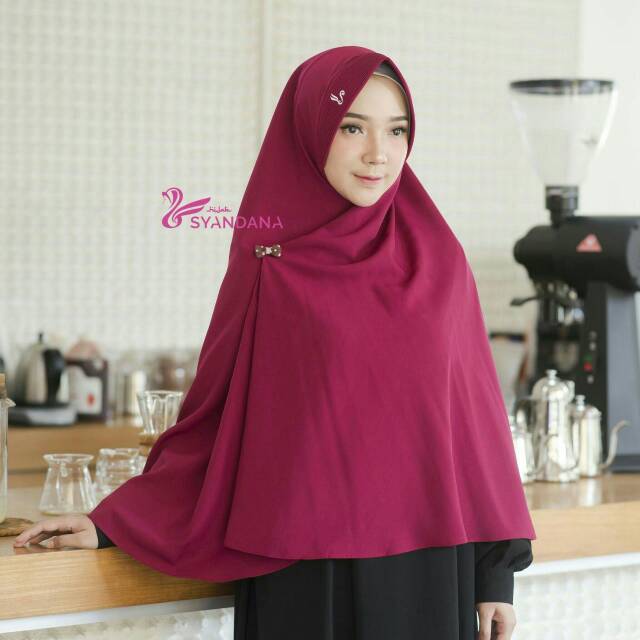Bergo Syandana/khimar instan/Hijab syandana