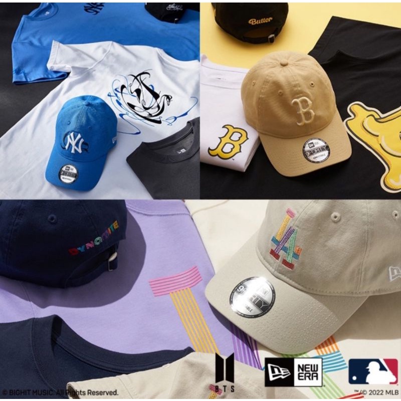 OFFICIAL BTS NEW ERA MERCH BUTTER BLACK SWAN DYNAMITE TSHIRT BALL CAP BUCKET HAT