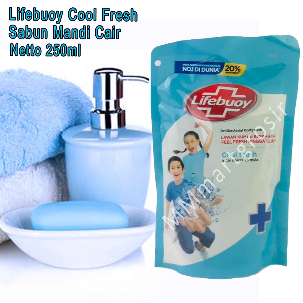 LIFEBOUY ANTI BACTERIAL BODY WASH COOL FRESH 250ML