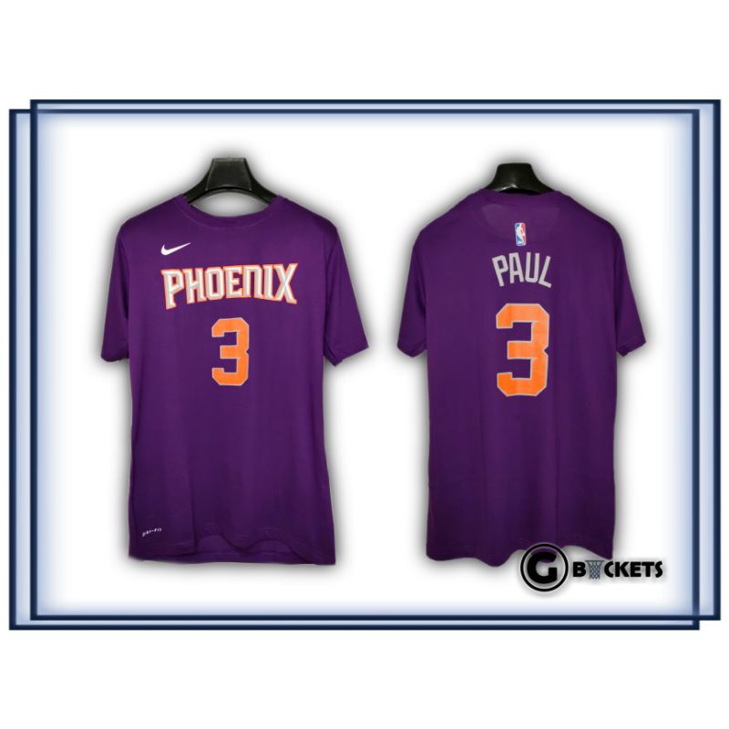 Kaos Chris Paul Phoenix Suns #3 purple t-shirt NBA