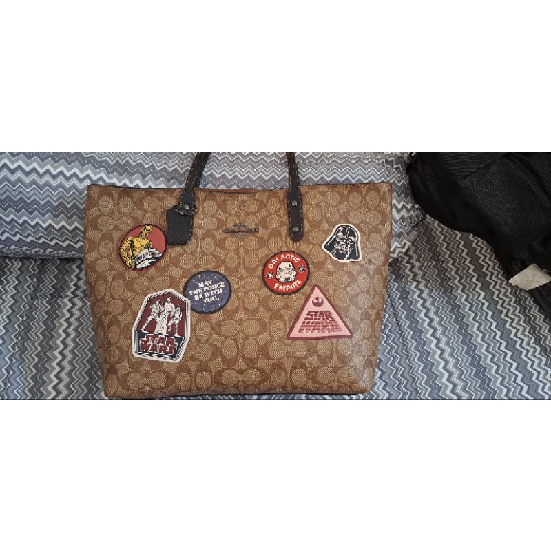 Preloved Coach Tote Star Wars