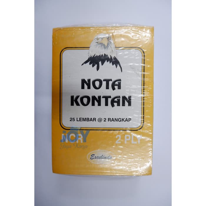 

Terlaris Buku Nota K2 EXCELINDO Kontan Kecil 2 Ply NCR / Nota Kontan 2 Rangkap Keren