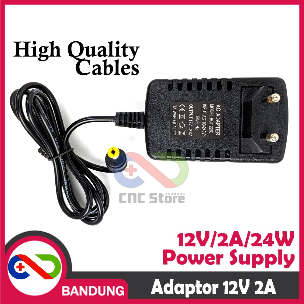 ADAPTOR 12V 2A 24W POWER SUPPLY DC FOR ARDUINO UNO NANO MEGA