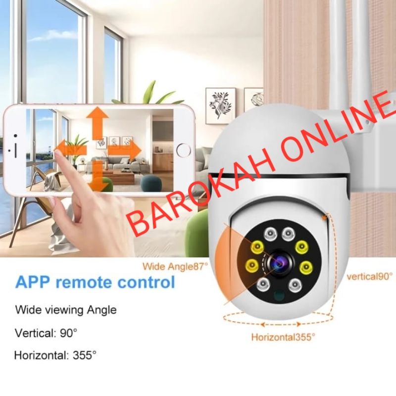 IP CAMERA CCTV OUTDOOR V380PRO WIRELESS 8MP HD PTZ SPEED DOME V380