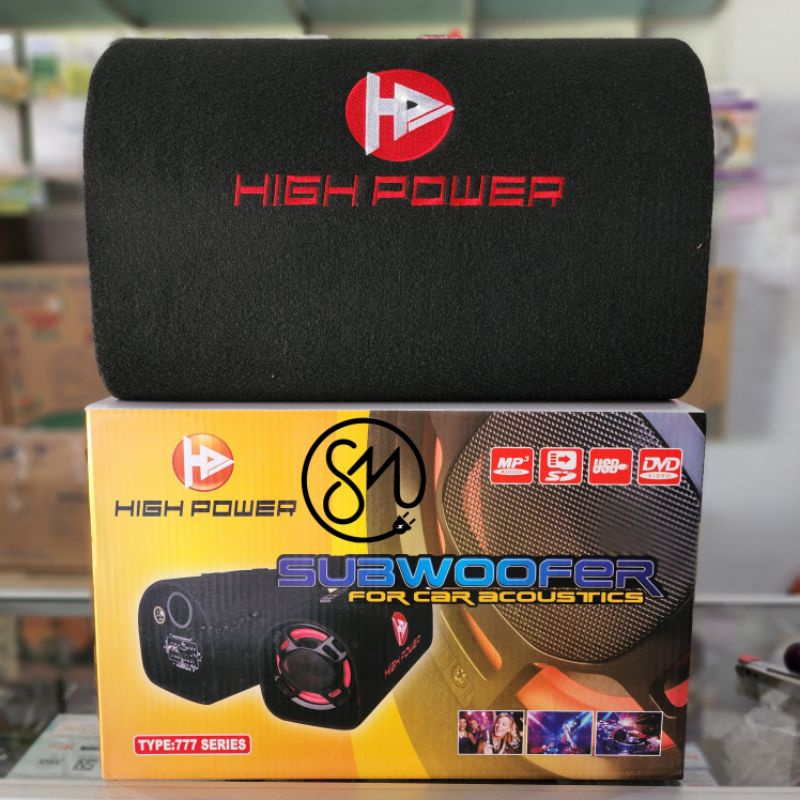 Speaker Subwoofer High Power 777 6 Inch Radio Bluetooth + Remote