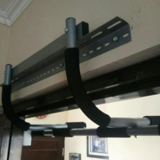 DI PINTU PULL UP alat Lengkap Angkat Beban Badan Bantuan stainless besi Full set Tiang X05E