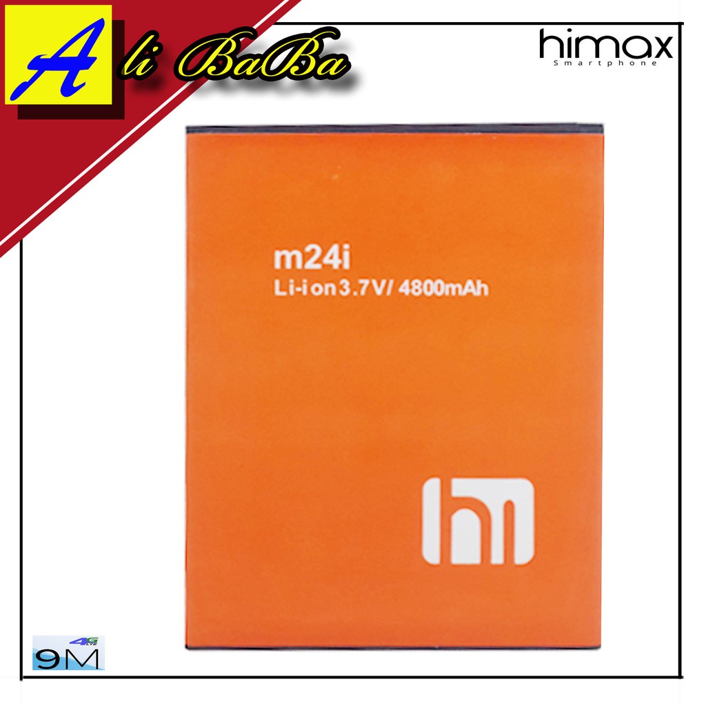 Baterai Handphone Himax 9M Himax M24i double Power Himax Batre Himax M24i Batu Batre HP Himax 9M