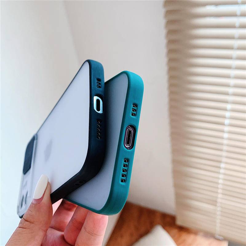 Case Pelindung Lensa Kamera Model Geser Untuk iPhone 13 12 11 Pro MAX Mini X XS MAX XR SE 2020 2022 6 6S 7 8 Plus