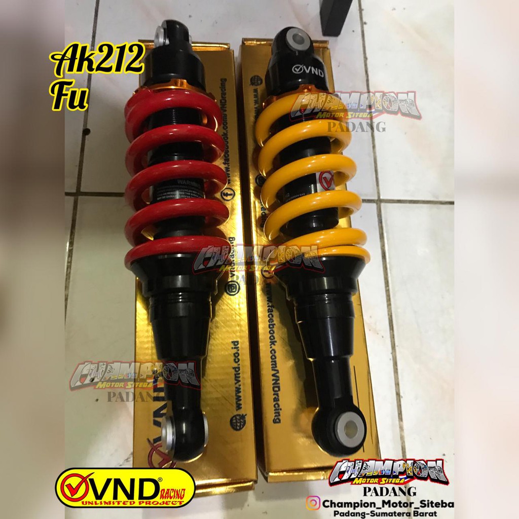 shockbreaker monoshock VND racing AK212 satria fu ,ninja r, cb150r,jupiter mx,sonic,vixion