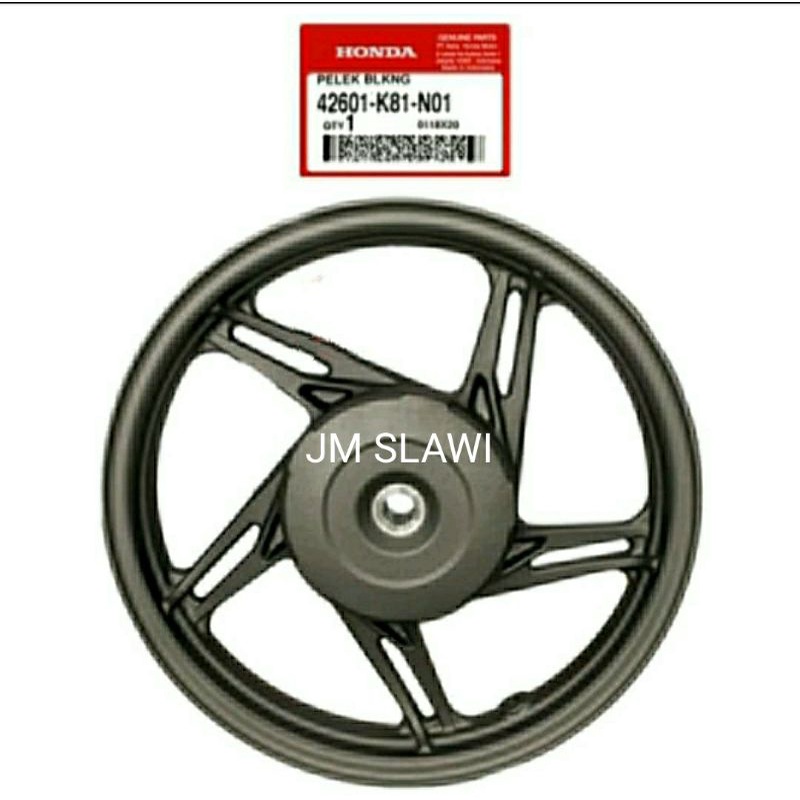 42601K81N01 Velg Belakang New Beat Sporty eSP 2016-2020 Asli Ori Honda AHM