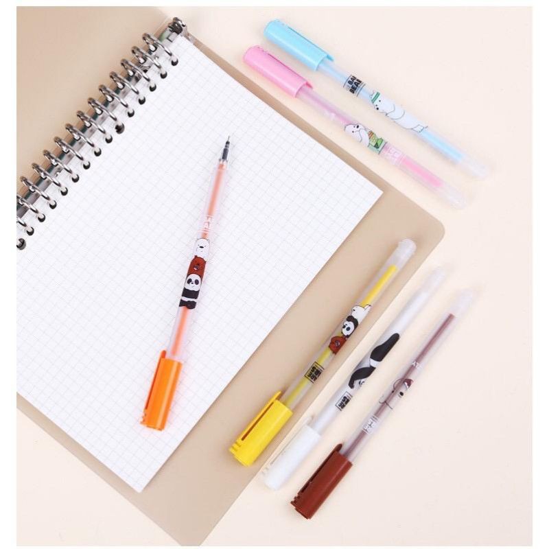 Pen Cair Bisa Hapus Magic Pena Erasable Gel by Friction We Bare Bears