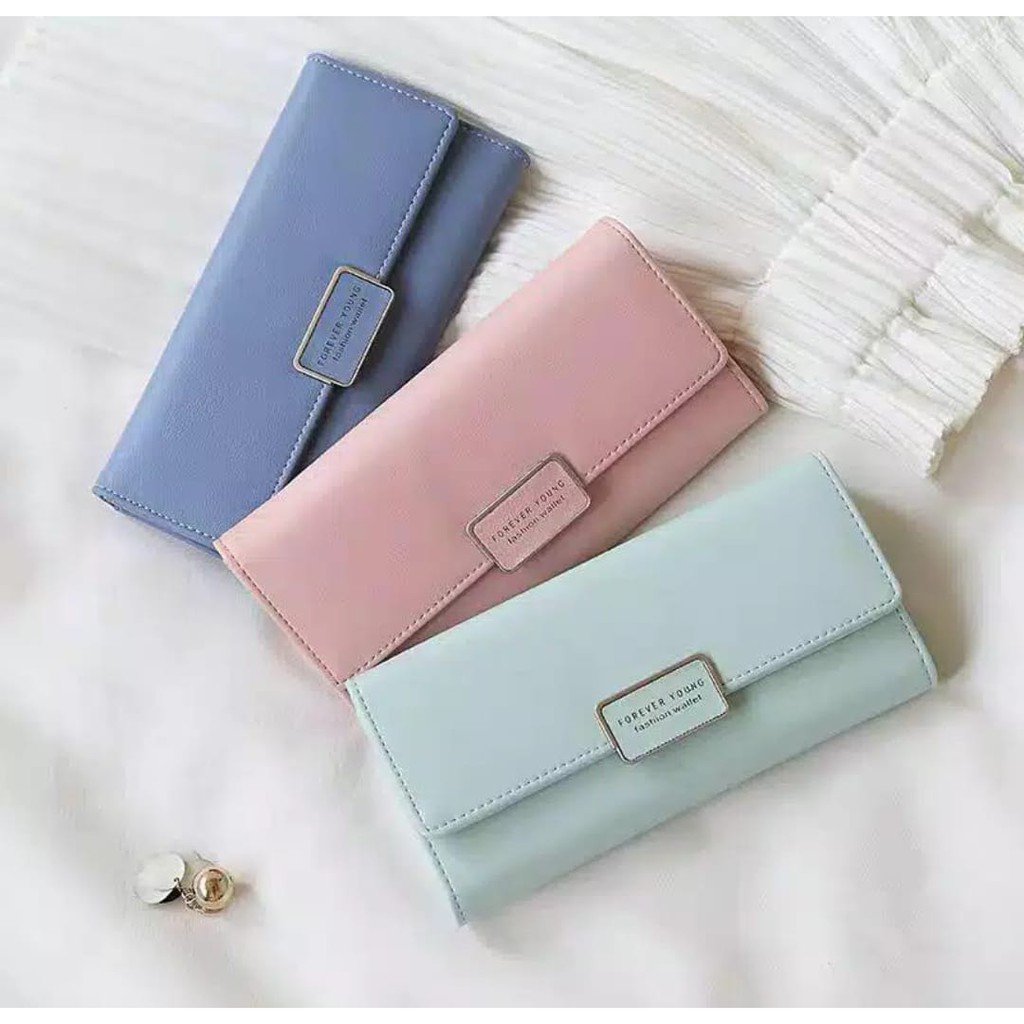 ( Fy ) COD Dompet panjang Wanita  dompet import wanita Dompet Wanita murah dompet Cantik Real Pic