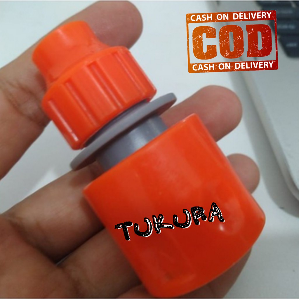 Konektor Quick Release Selang Od 5 Mm 8x5 Mm - Orange