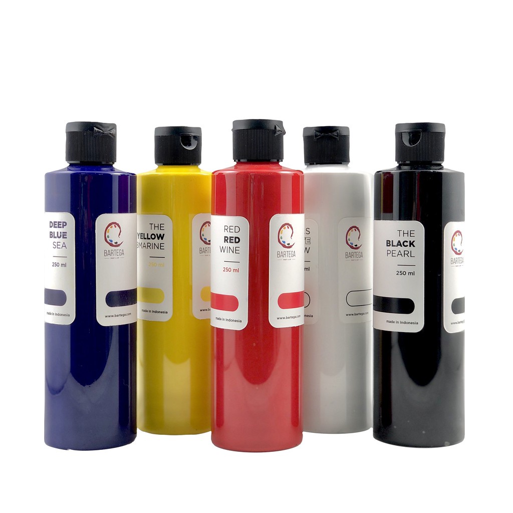 

Bartega Cat Akrilik Set - isi 5 (ukuran 100 ml)