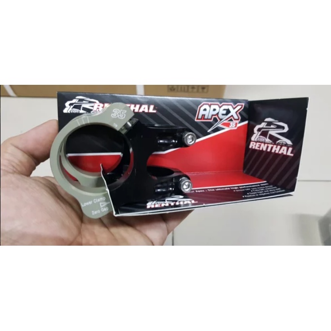 Stem Renthal Apex panjang offset 33 mm Diameter Clamp 35 mm