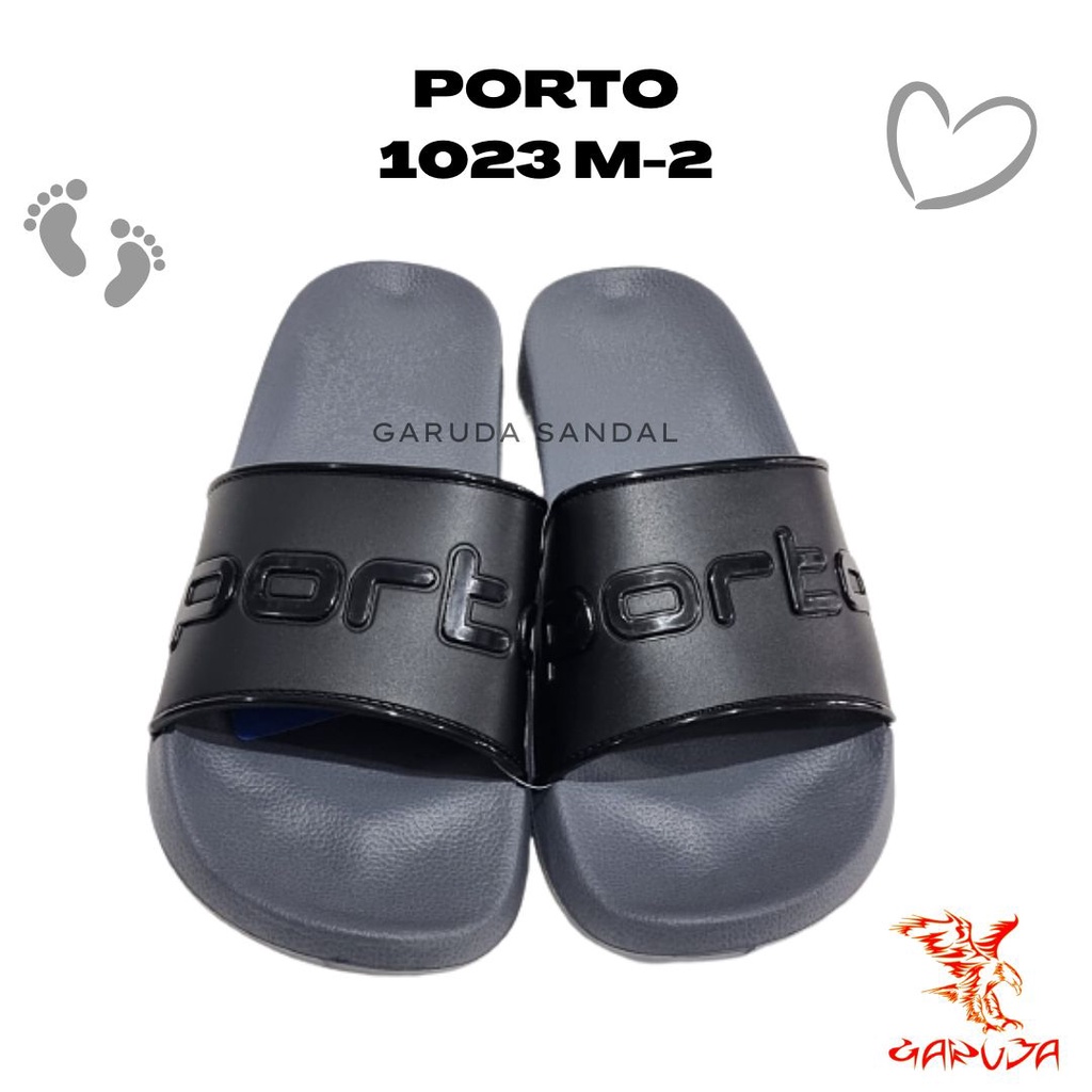 Sandal selop Pria PORTO 1023M-2 Anti Slip Trendy Keren