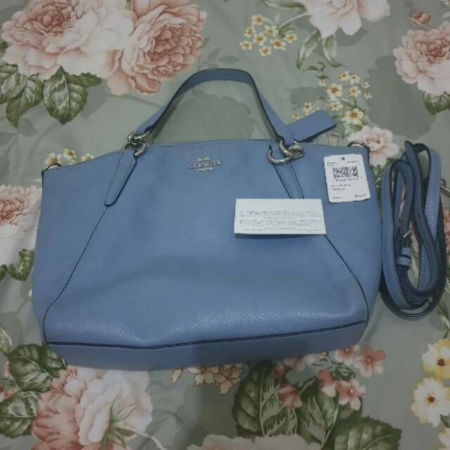 Preloved tas coach small kelsey pool original authentic