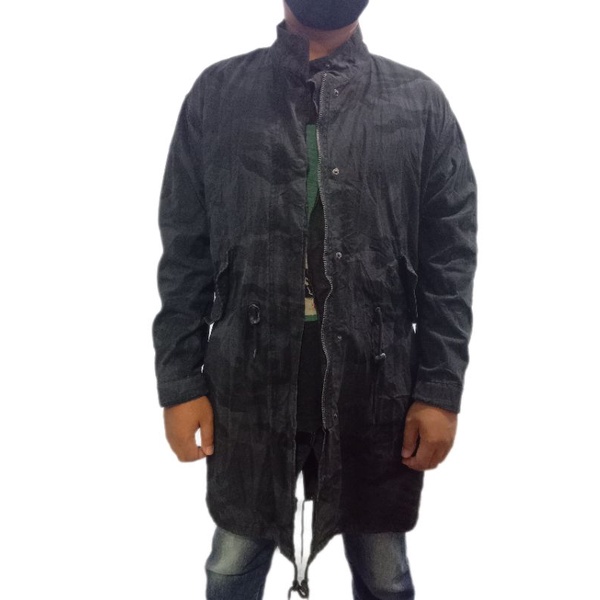 jaket parka cowok second bekas army