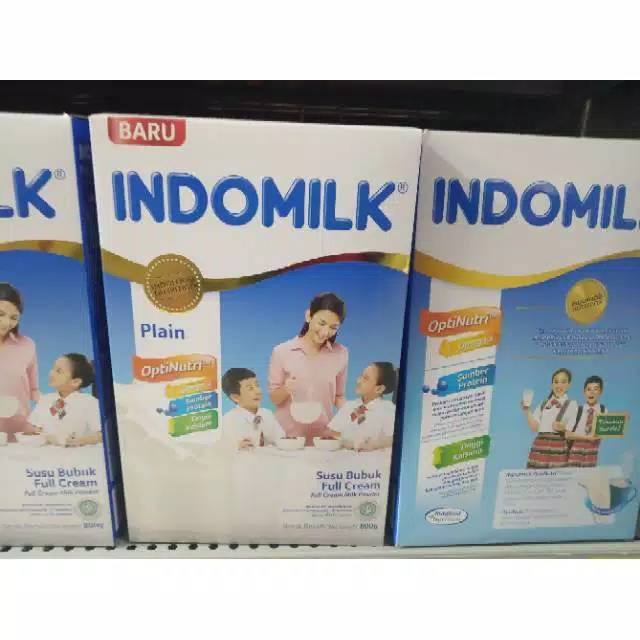 

INDOMILK PLAIN FULL CREAM 800GR