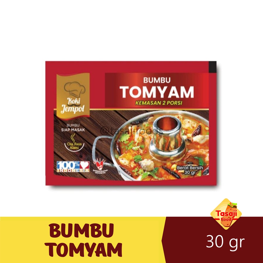 Koki Jempol Bumbu Tomyam &amp; Steamboat, kemasan 2 porsi - 30 Gram