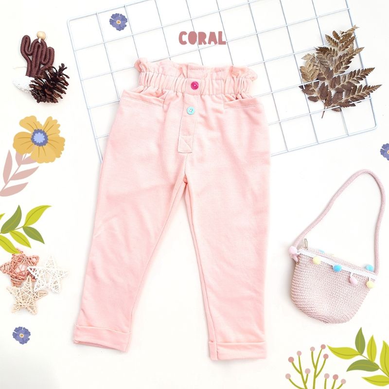 Lolly Pants Celana Panjang Anak Cewek Size SML XL XXL Untuk Anak Usia 1 sd 7 Tahun Celana Anak Cewek