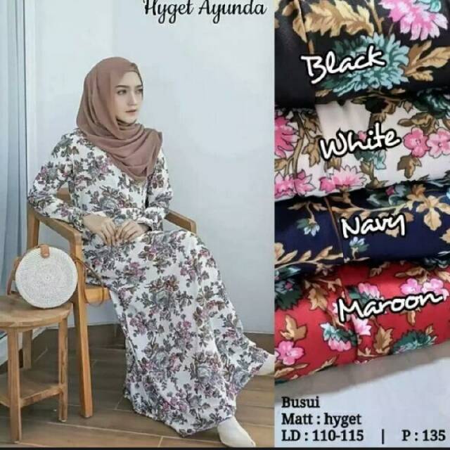 GAMIS HYGET BUSUI TERMURAH [GAMIS HYGET AYUNDA]