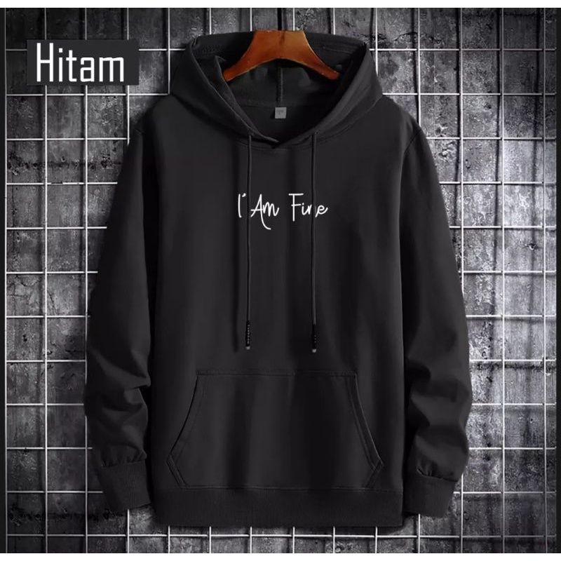 Sweater Hoodie Kekinian Simple Sablon | Hoodie Pria &amp; Wanita Size M-XXL