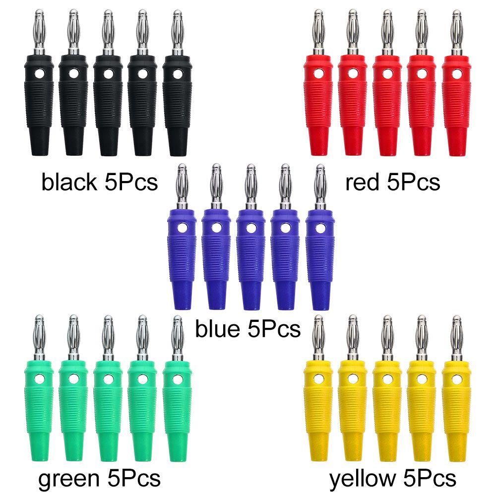 POPULAR Populer 5Pcs Colokan Pisang Terminal Kabel Speaker Aksesoris Adaptor Jack Audio