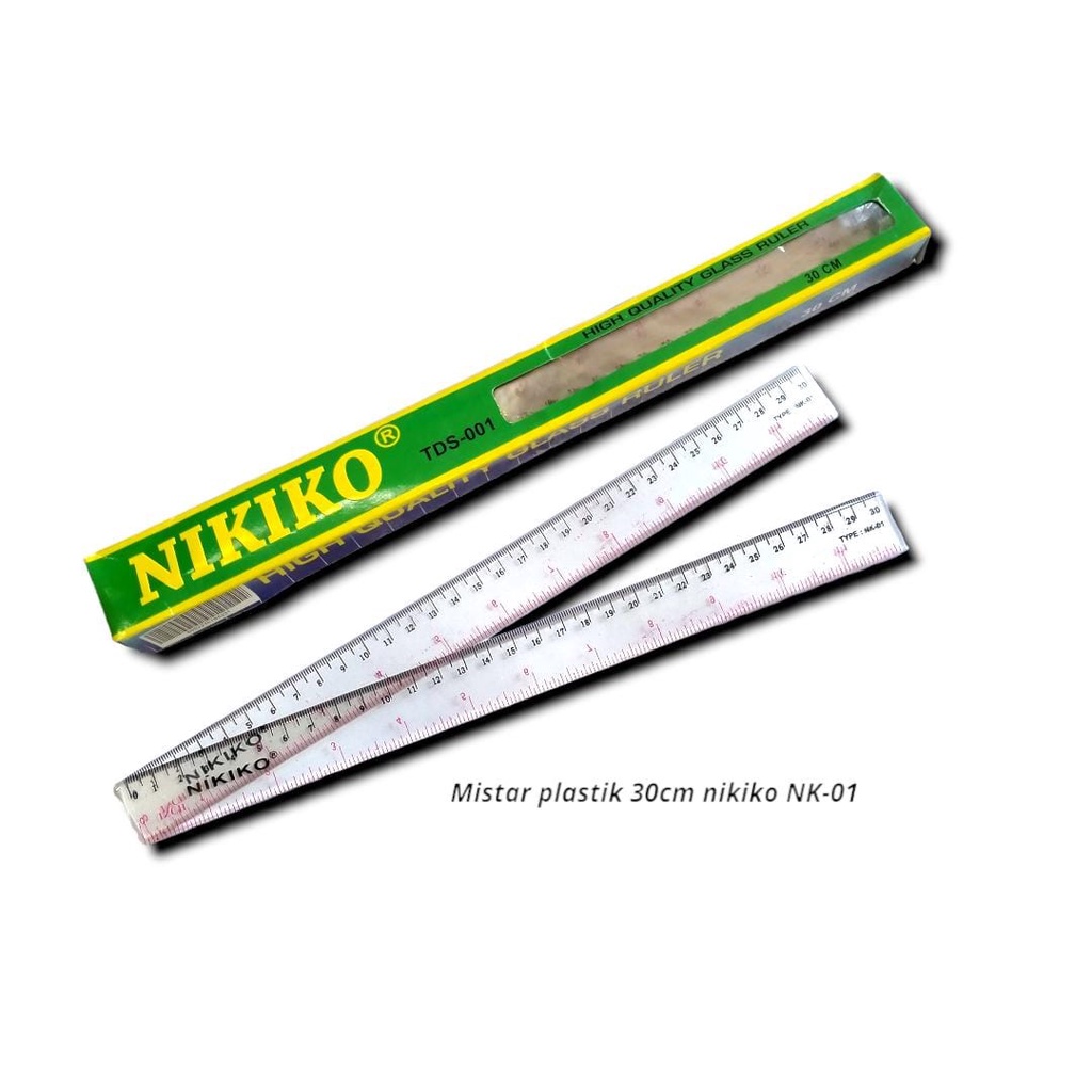 

PENGGARIS MISTAR PLASTIK MURAH 30 CM PLASTIC RULER