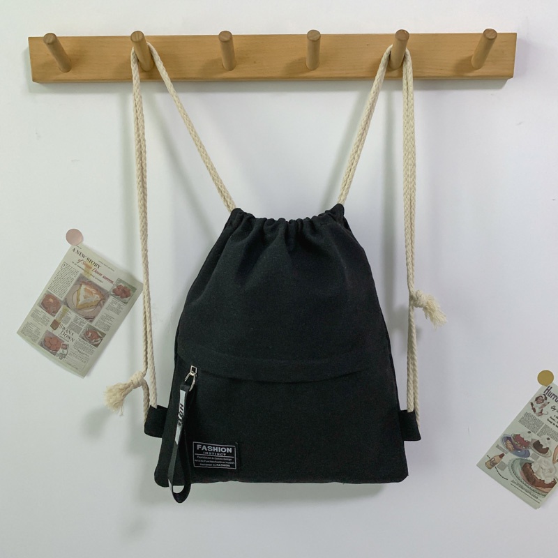 Tas Serut Stringbag String Bag Backpack Tas Punggung Pria Wanita