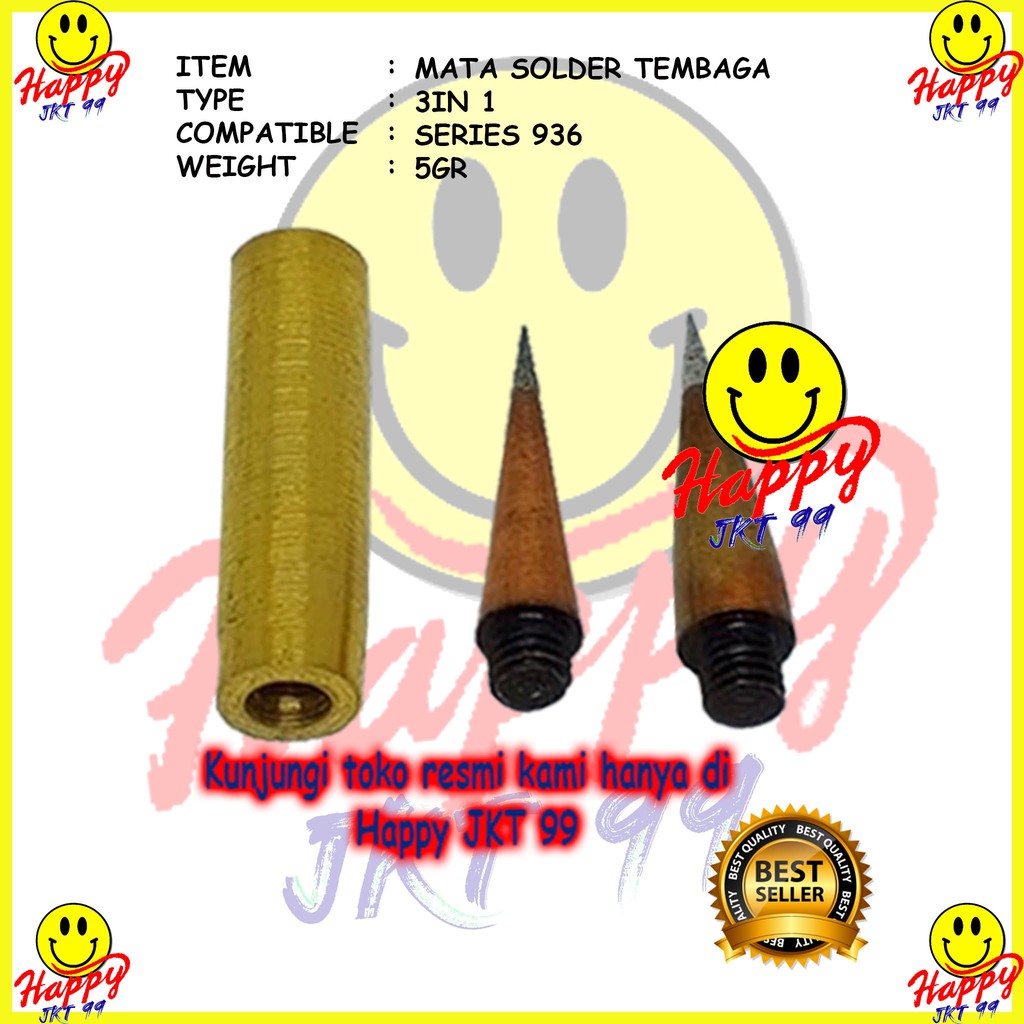 [ HAPPY JKT 99 ] MATA SOLDER TEMBAGA 936 1SET 1 SET 4 IN 1 4IN1