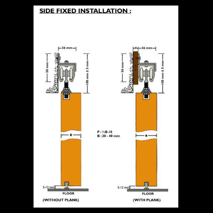 New Arrival - Rel Sleding J3 (180Cm)/1,8M / Rel Gantung / Rel Pintu Geser 1Set