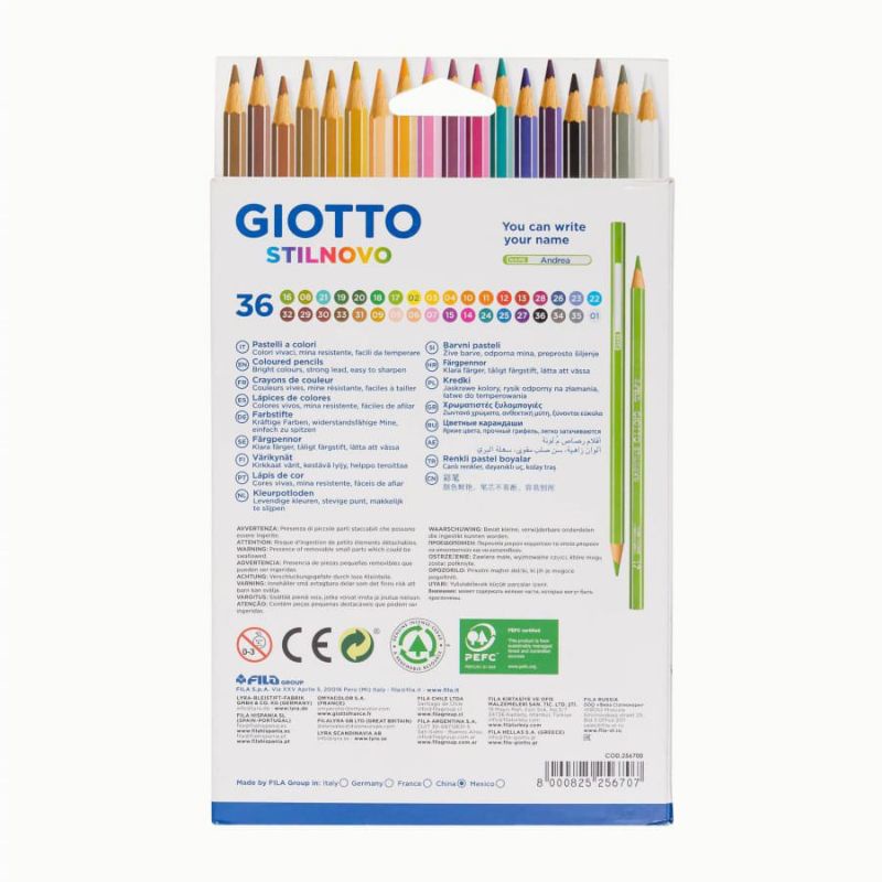 

Giotto Stilnovo Pensil Warna Set 36 Cols