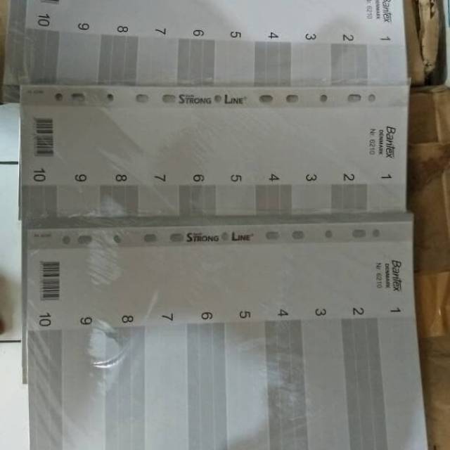 

devider(pembatas kertas) merk bantek A4