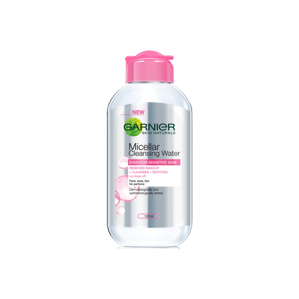 ☑️ YK ☑️ GARNIER Micellar Cleansing Water 125ml-Pink, 125ml