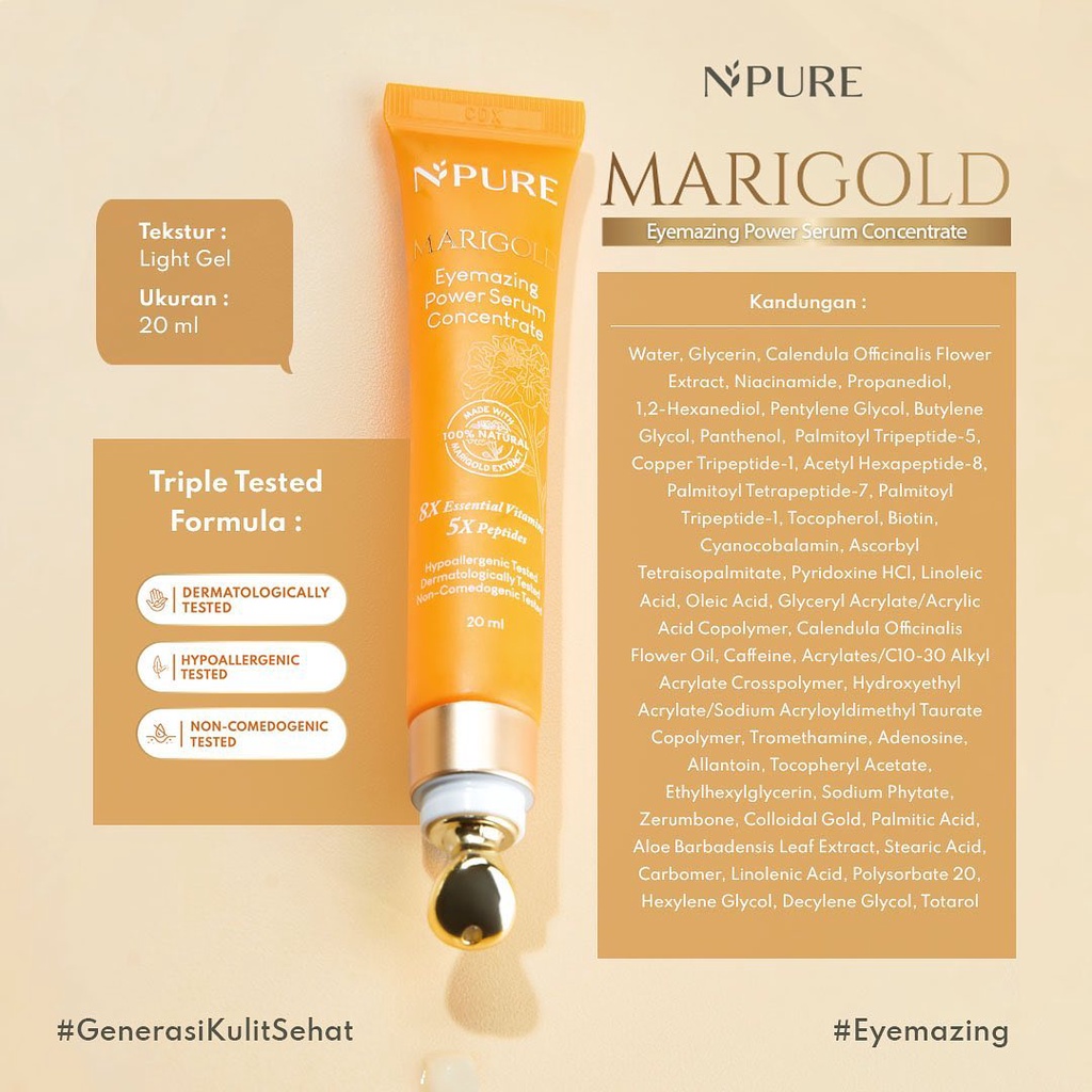 NPURE Marigold Eyemazing Power Serum Concentrate