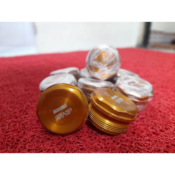 TUTUP UPSIDE TUTUP SHOCKBREAKER USD  TUTUP SHOCK UPSIDE DOWN CRF 150 L - CBR 250RR COPOTAN MOTOR ORI