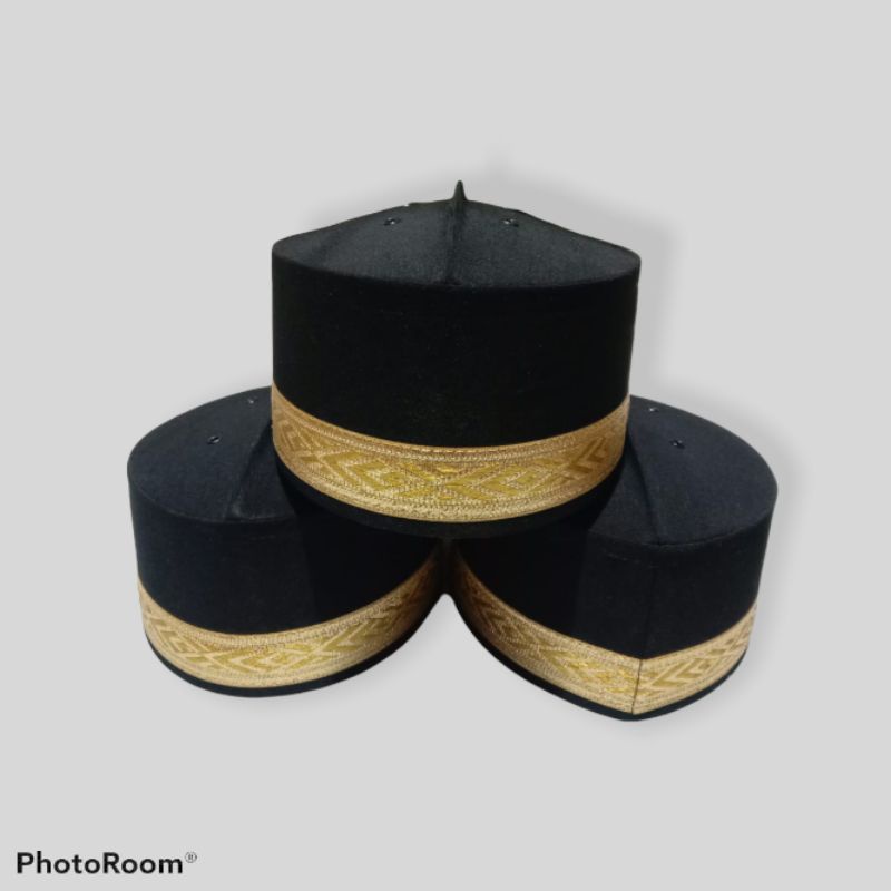 songkok peci kopiah asagofa pita bugis/songkok recca bone/peci bugis