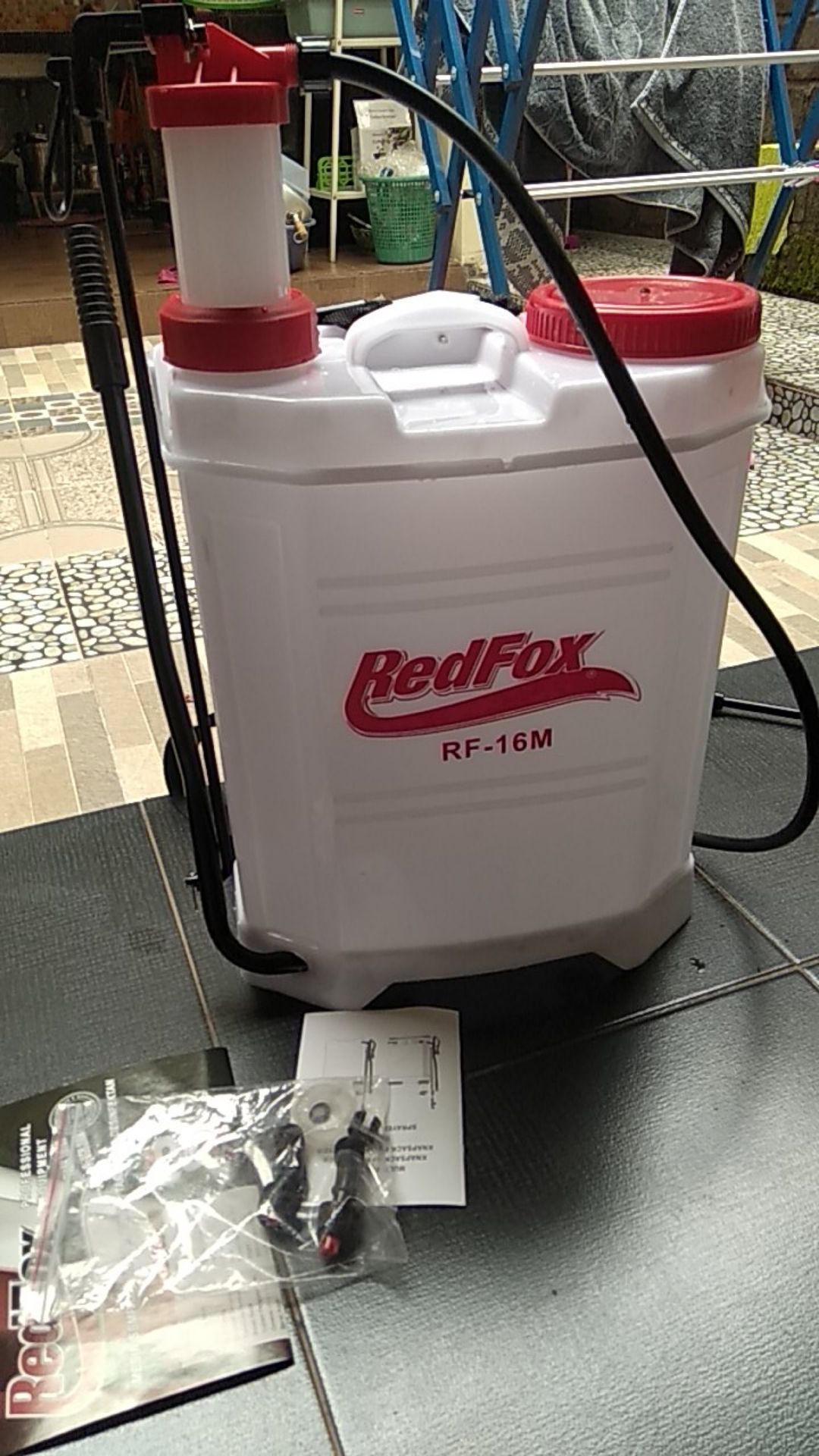 Redfox Pompa Semprot Hama Manual 16 L Tengki/tangki Semprot Hama Pompa Solo Rf-16m