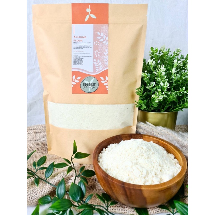 

cs777vv Almond Flour / Tepung Almond 100 Gr Premium Quality Organic Paradise Da01D100