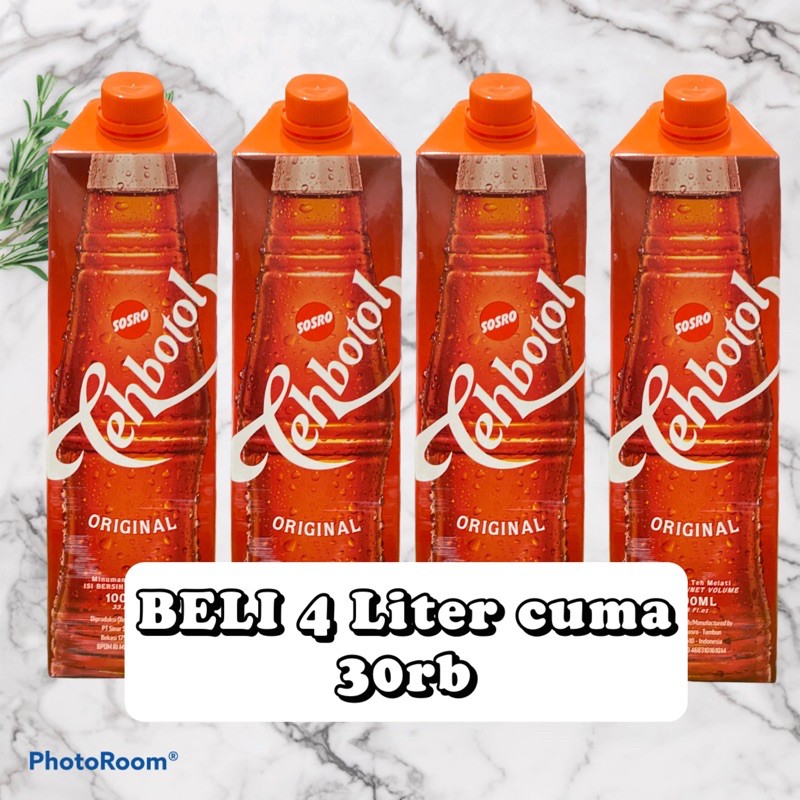 

TEH BOTOL SOSRO 1 LITER (buy 1 get 1)