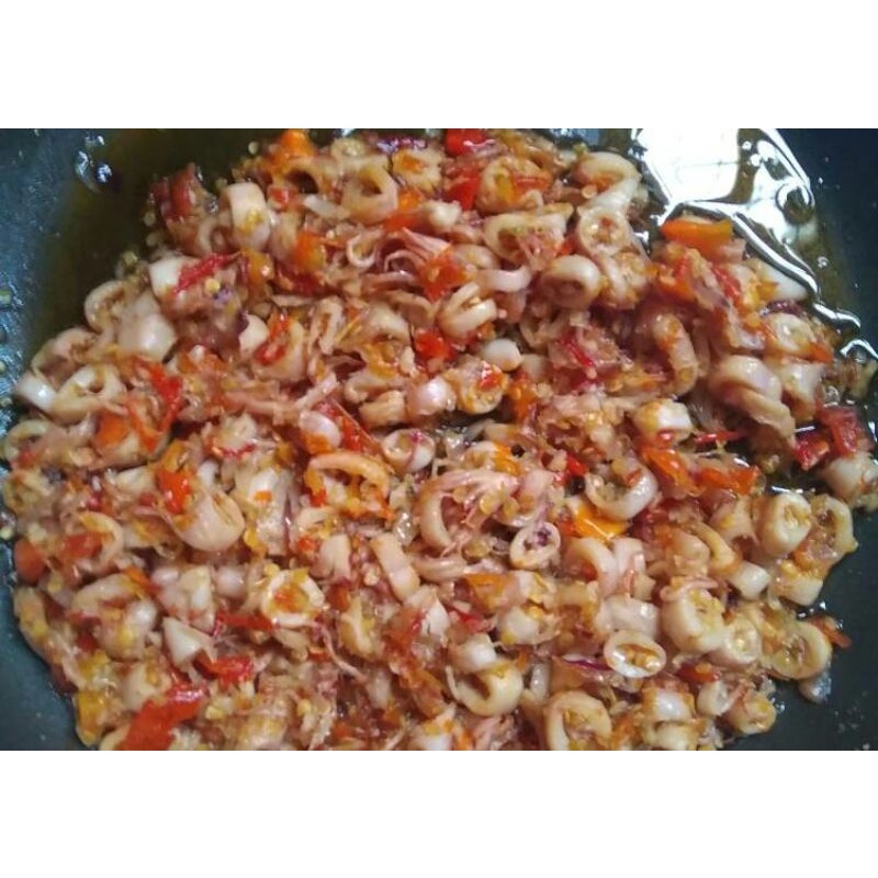 

Sambal Cumi asin 150gr