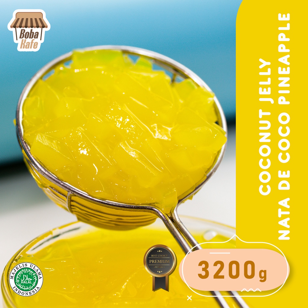

COCONUT JELLY PINEAPPLE NATA DE COCO PINEAPPLE ITPIN 3200gr