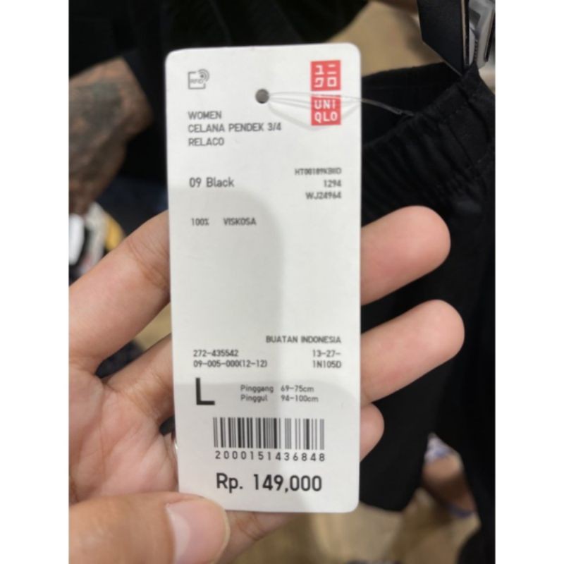 celana kulot uniqlo relaxo//kulot korea//kulot Original//rayon premium