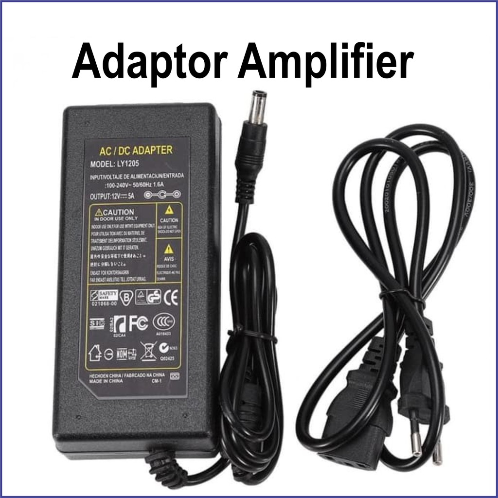 Adapter ampli adaptor amplifier 12Volt dll