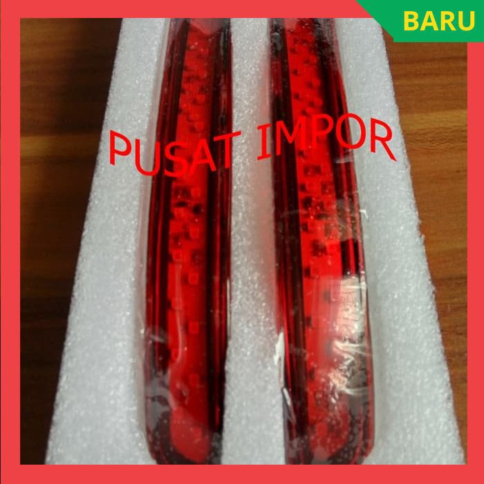 Lampu LED Mobil Lampu Bemper Mobil Lampu Mata Kucing Lampu Reflektor Bumper Belakang Innova Baru