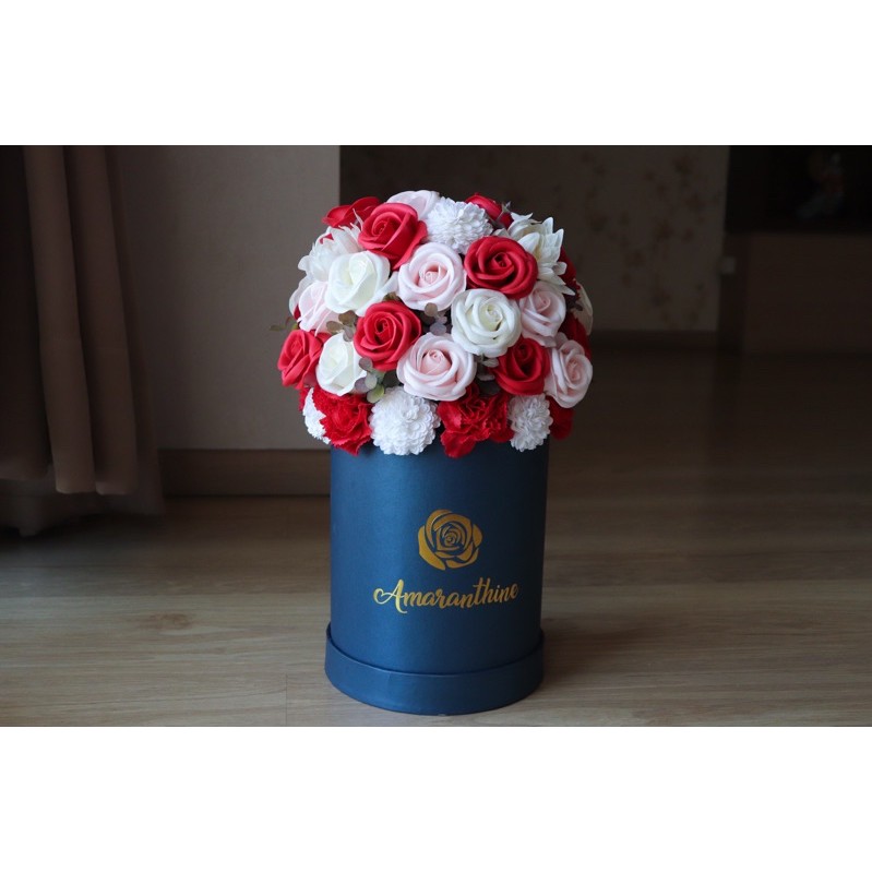 Amaranthine Bucket Soap Flower - Bunga Sabun
