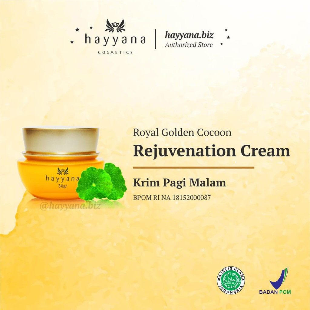 Hayyana Skincare Rejuvenation Cream - Perawatan Anti Aging 30 gr
