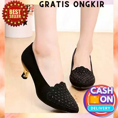 Kekinian Haihil Remaja Import Haighils Cewek Kondangan Sandal Hils Murah Sendal Hills Termurah Heals